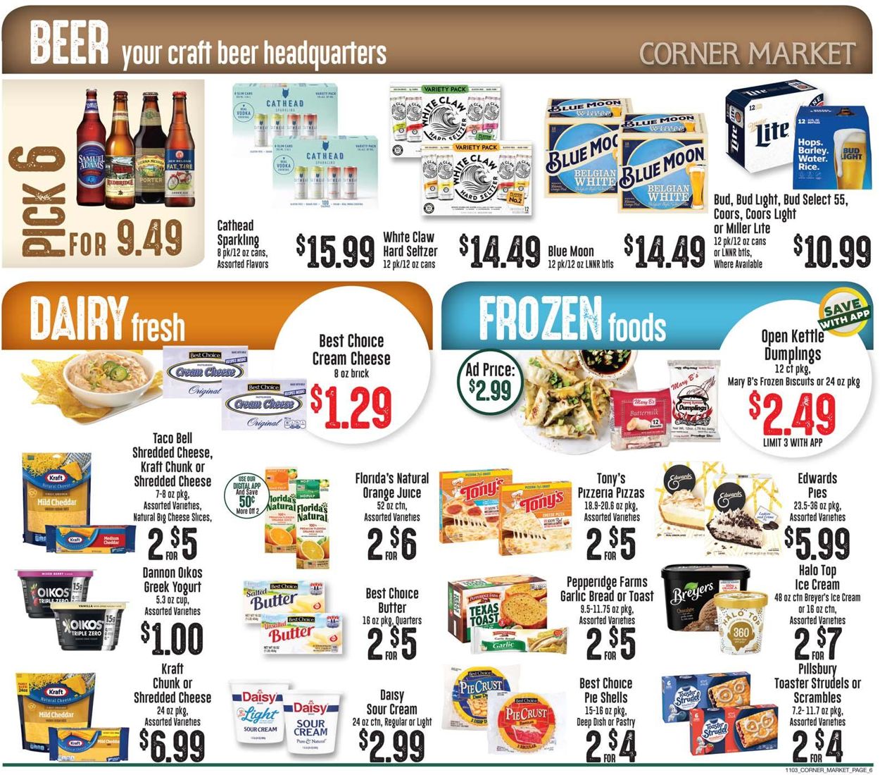 Corner Market Weekly Ad Circular - valid 11/03-11/09/2021 (Page 6)