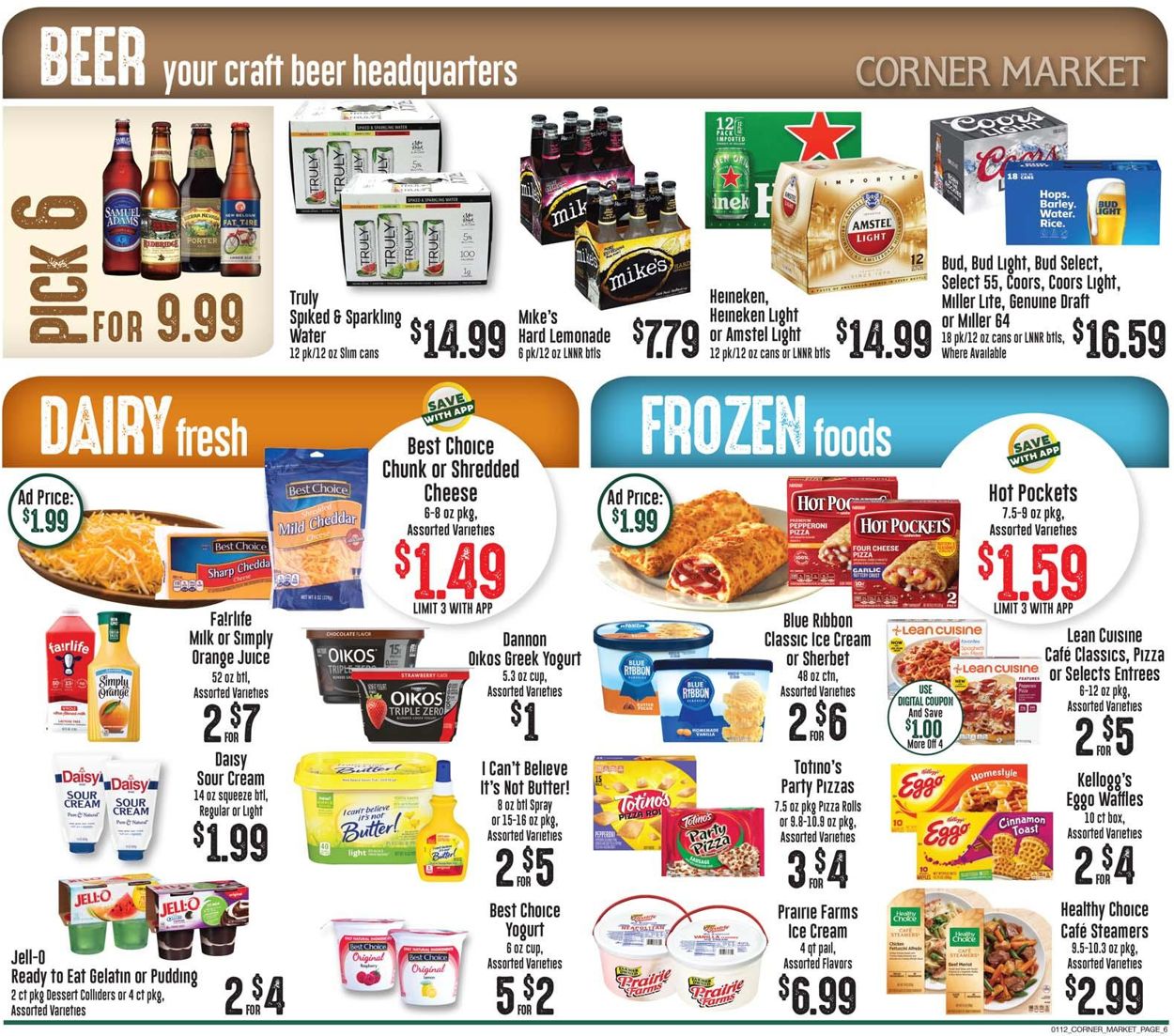 Corner Market Weekly Ad Circular - valid 01/12-01/18/2022 (Page 6)