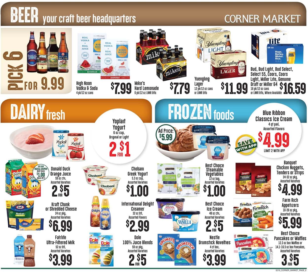 Corner Market Weekly Ad Circular - valid 02/16-02/22/2022 (Page 6)