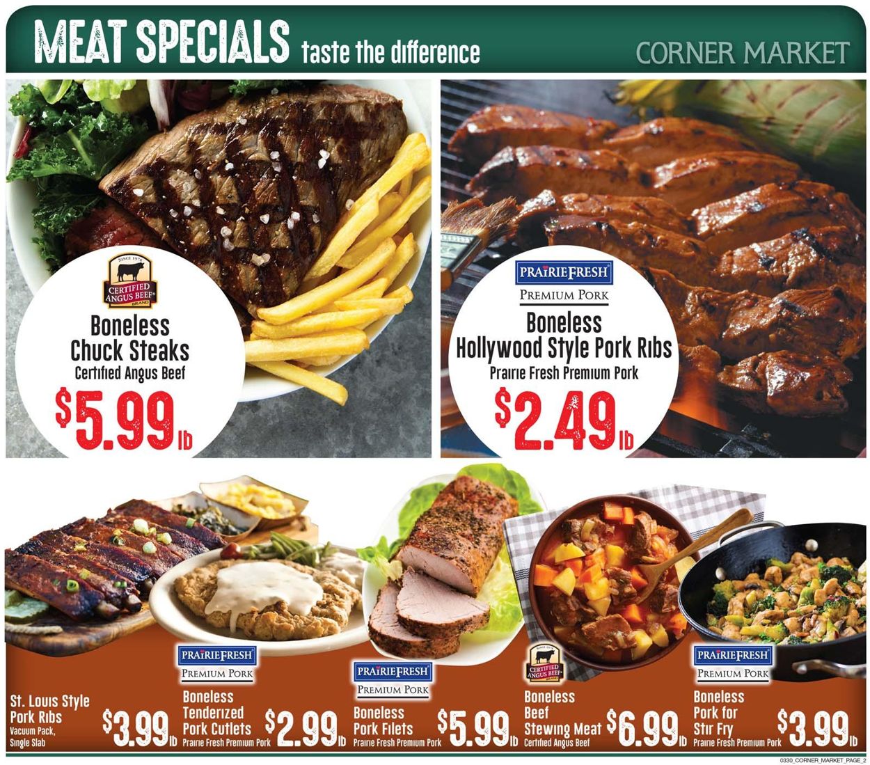 Corner Market Weekly Ad Circular - valid 03/30-04/05/2022 (Page 2)
