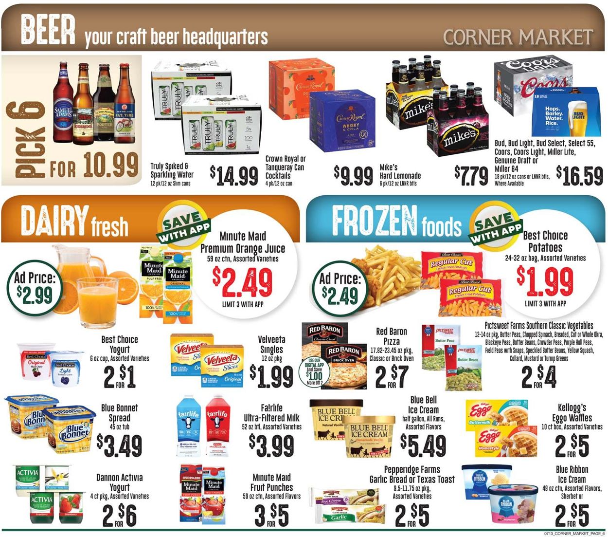 Corner Market Weekly Ad Circular - valid 07/13-07/19/2022 (Page 6)