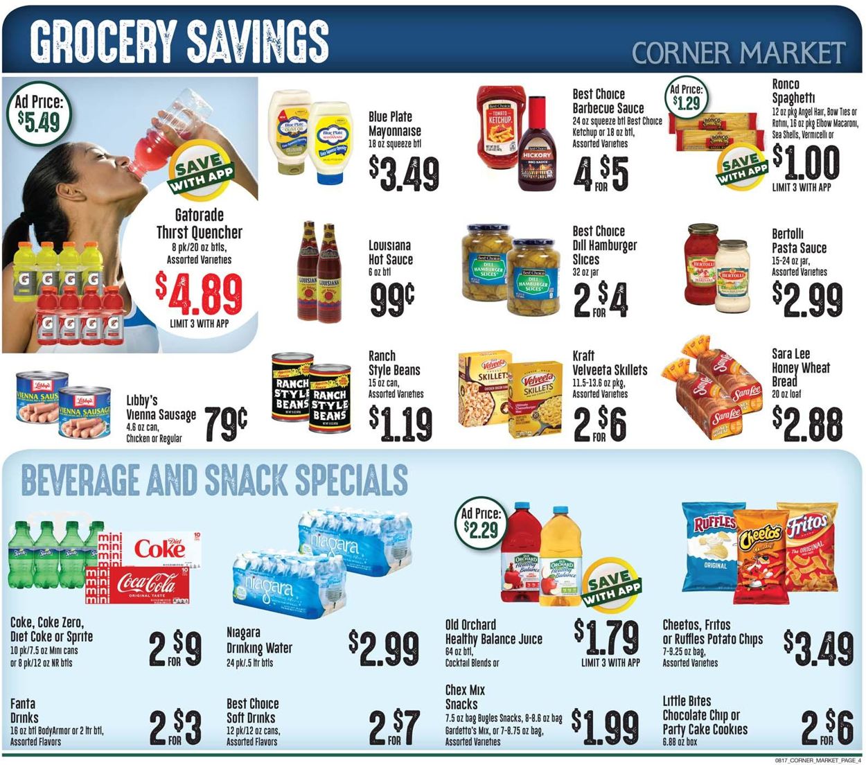 Corner Market Weekly Ad Circular - valid 08/17-08/23/2022 (Page 4)