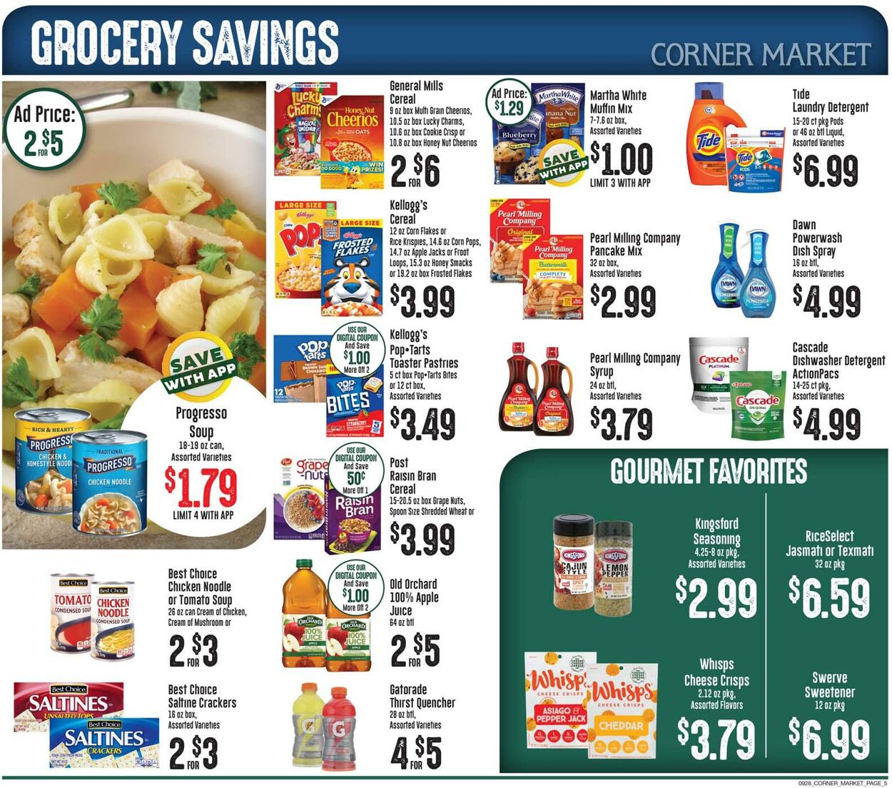 Corner Market Weekly Ad Circular - valid 09/28-10/04/2022 (Page 5)