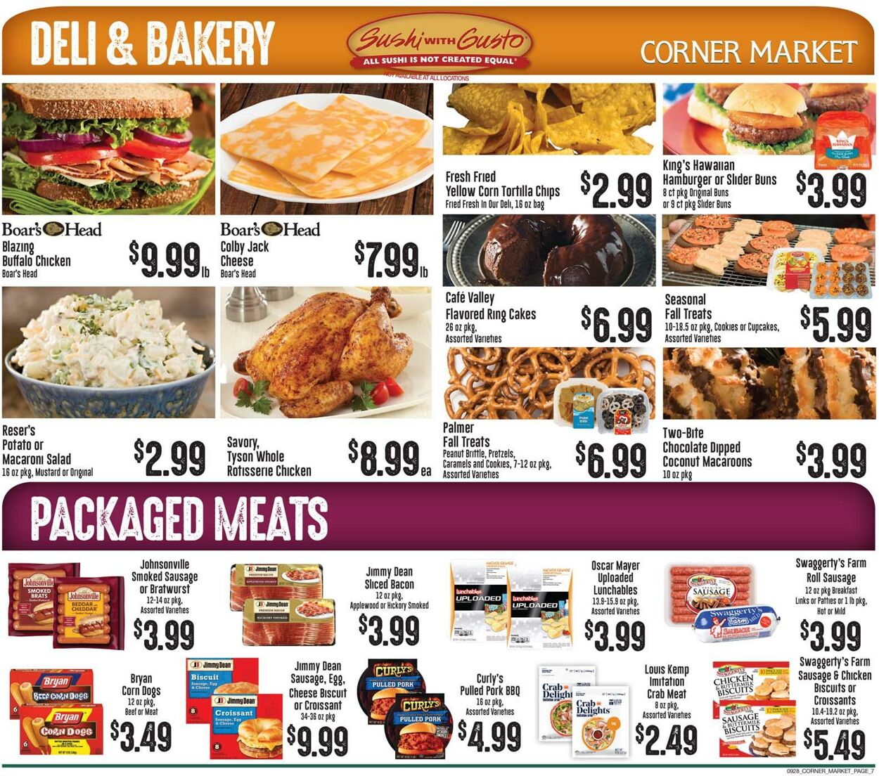 Corner Market Weekly Ad Circular - valid 09/28-10/04/2022 (Page 7)