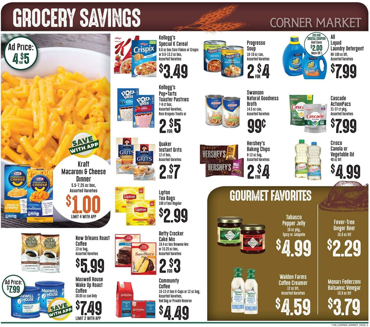 Corner Market Weekly Ad Circular - valid 11/09-11/15/2022 (Page 5)