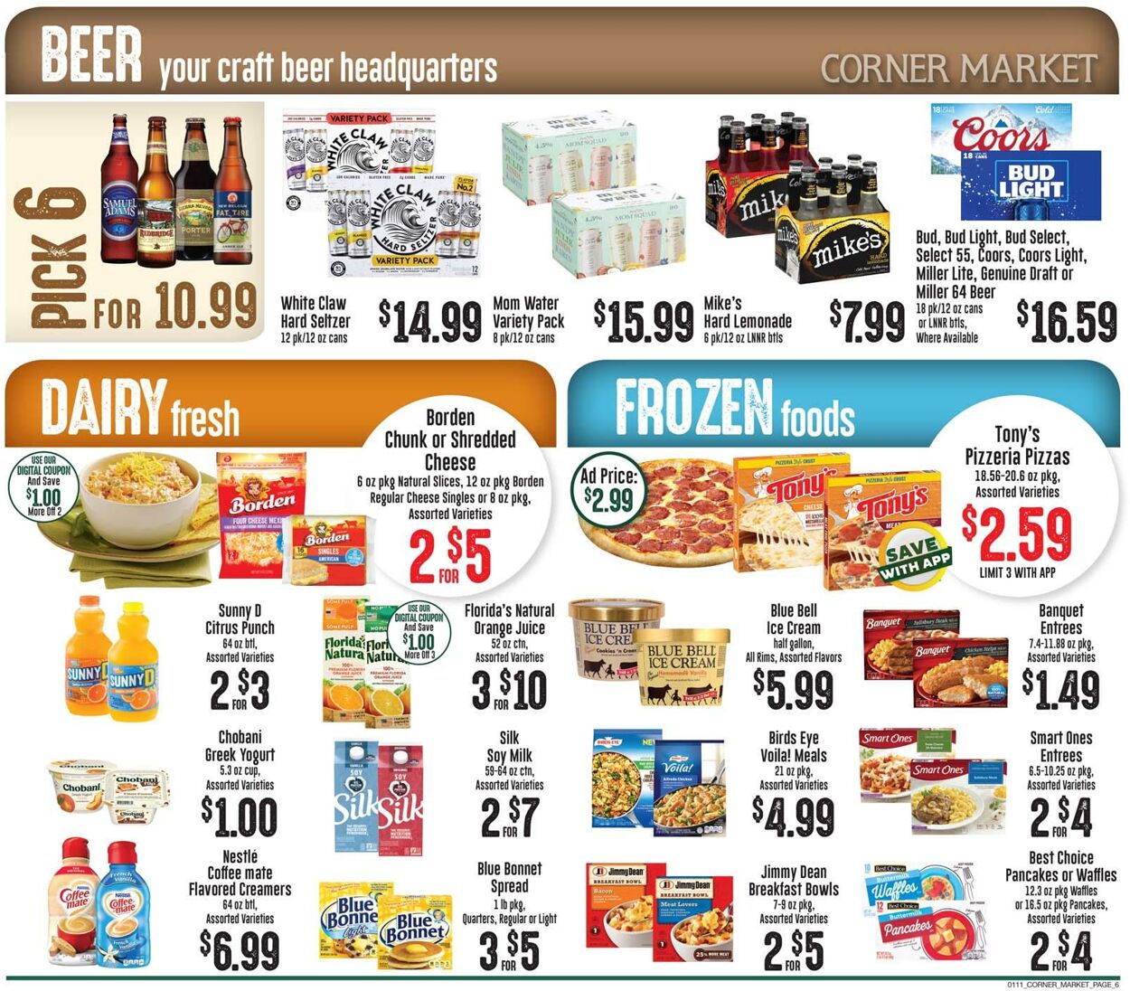 Corner Market Weekly Ad Circular - valid 01/11-01/17/2023 (Page 6)