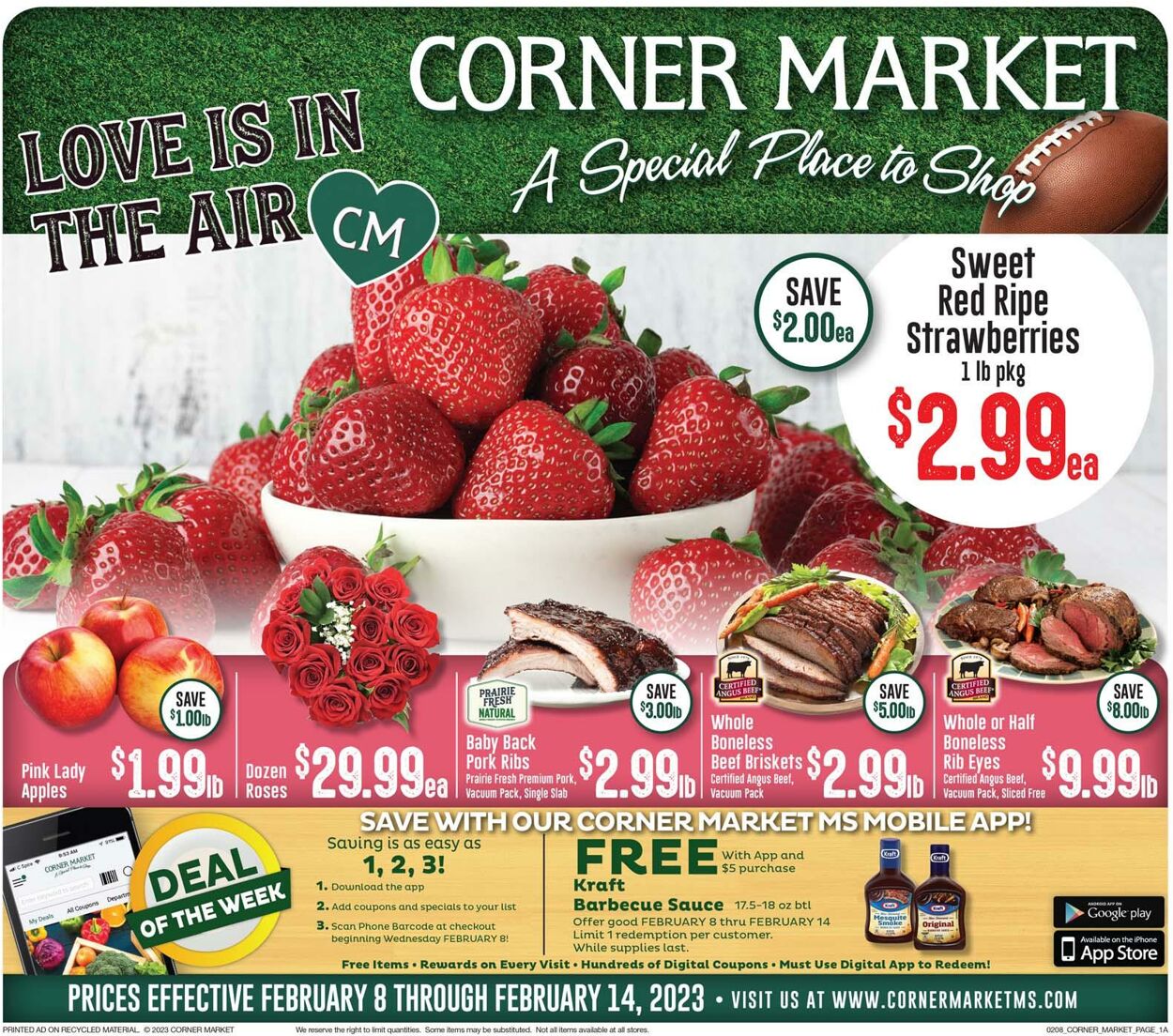 Corner Market Weekly Ad Circular - valid 02/08-02/15/2023