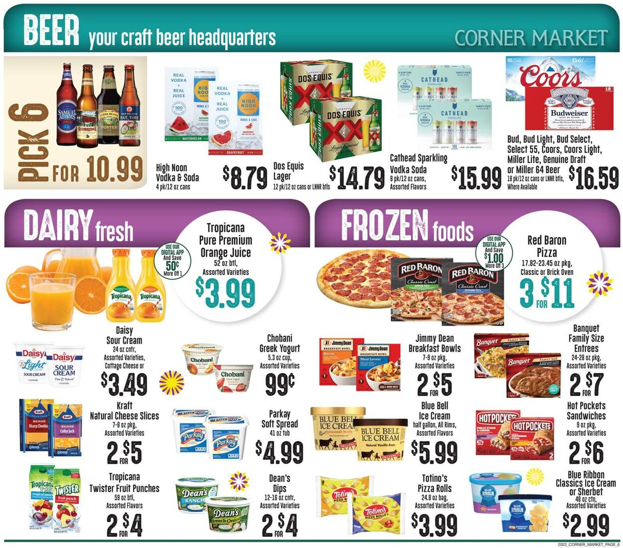 Corner Market Weekly Ad Circular - valid 03/22-03/29/2023 (Page 6)