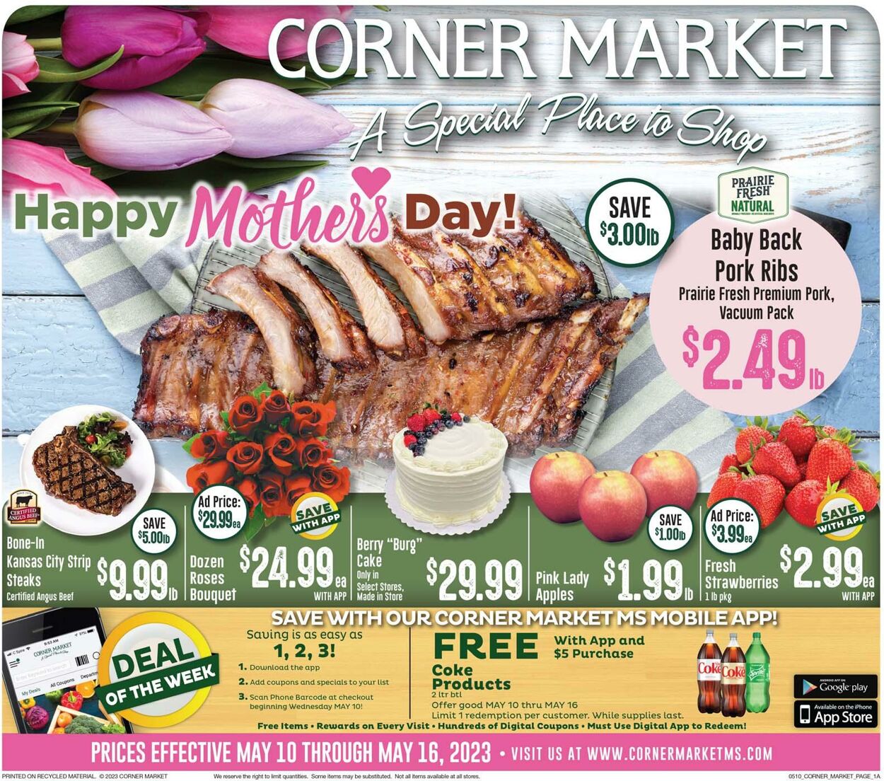 Corner Market Weekly Ad Circular - valid 05/10-05/17/2023
