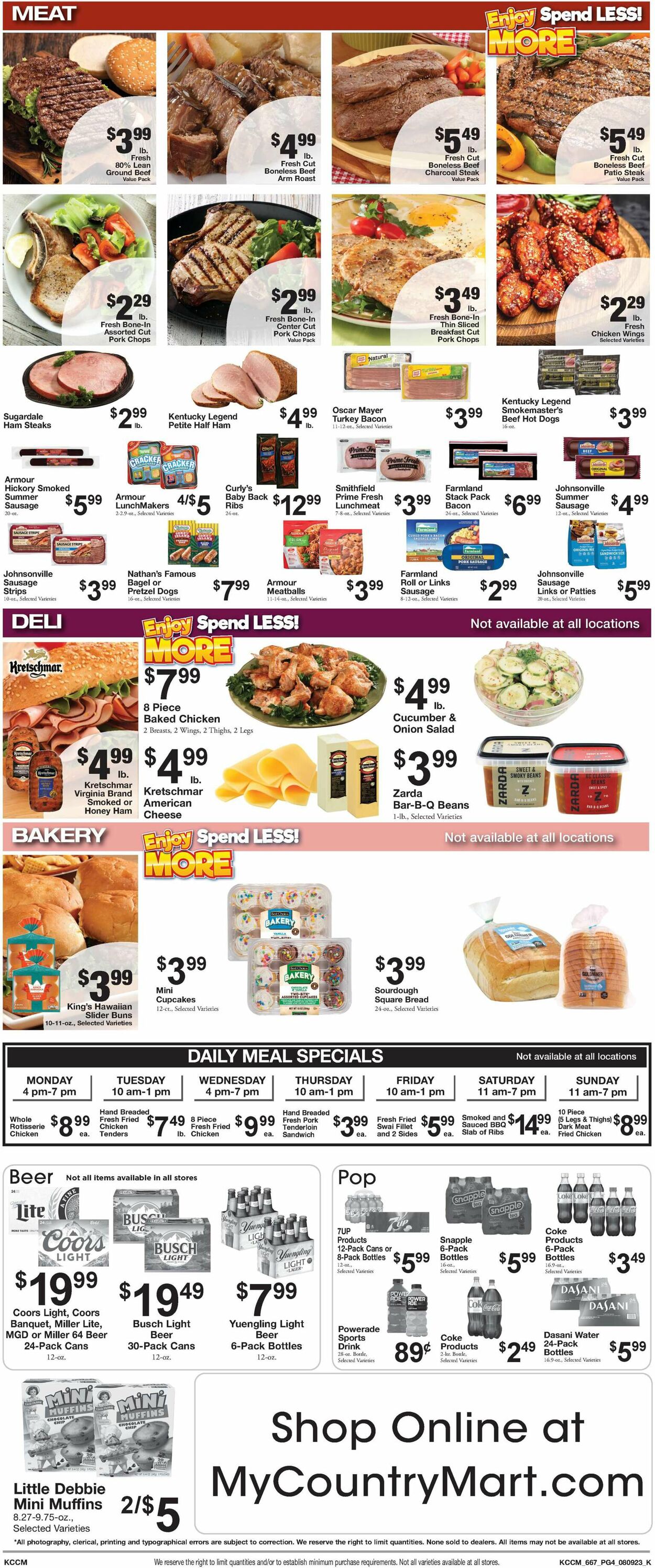 Country Mart Weekly Ad Circular - valid 08/08-08/14/2023 (Page 4)