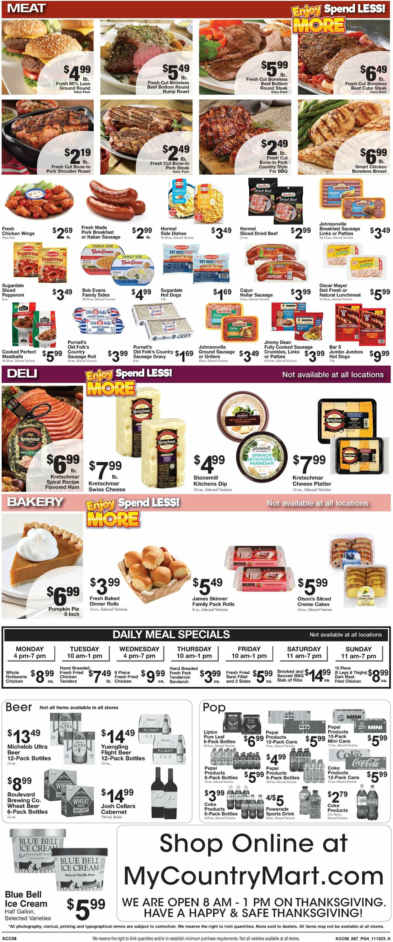 Country Mart Weekly Ad Circular - valid 11/14-11/20/2023 (Page 4)