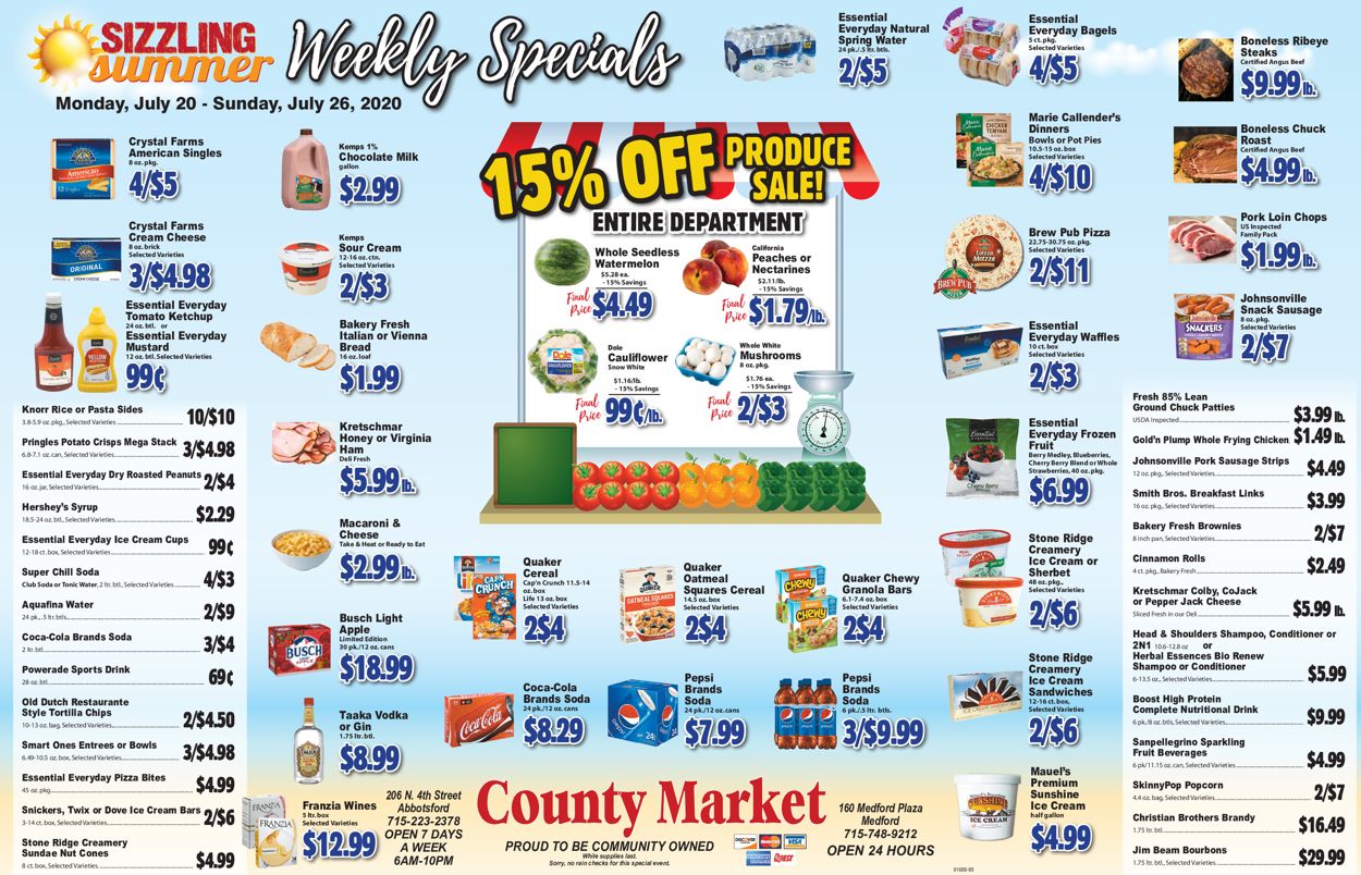 County Market Weekly Ad Circular - valid 07/20-07/26/2020