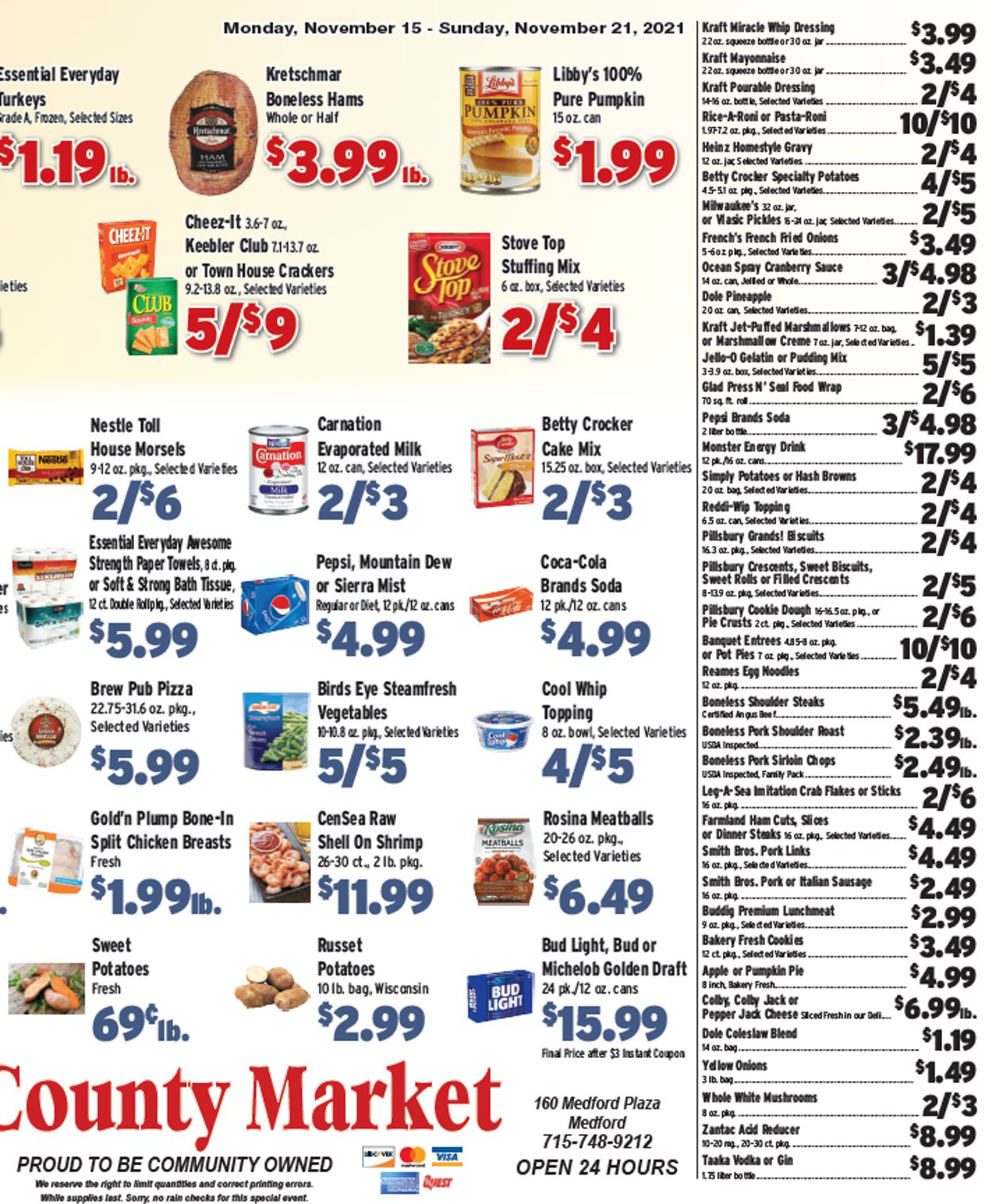 County Market Thanksgiving 2021 Weekly Ad Circular - valid 11/15-11/21/2021 (Page 2)