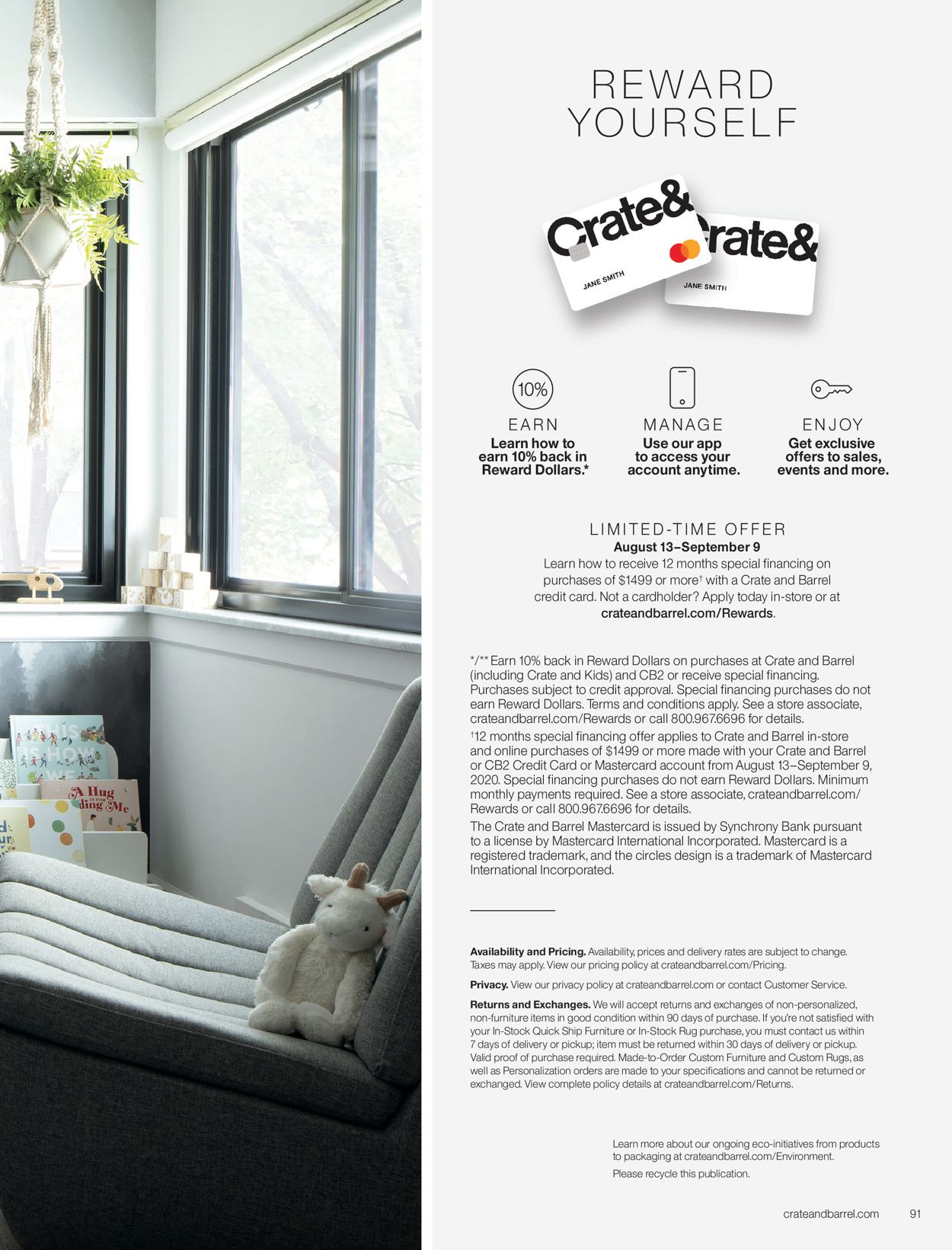 Crate & Barrel Weekly Ad Circular - valid 08/13-09/09/2020 (Page 91)