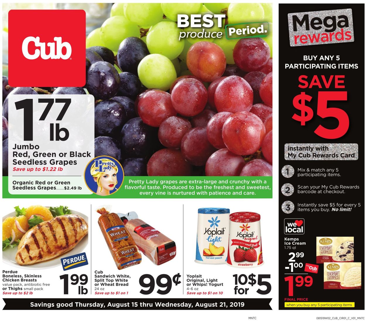 Cub Foods Weekly Ad Circular - valid 08/15-08/21/2019