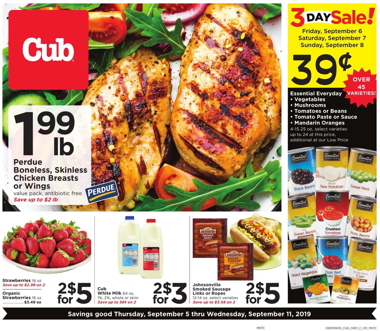 Cub Foods Weekly Ad Circular - valid 09/05-09/11/2019
