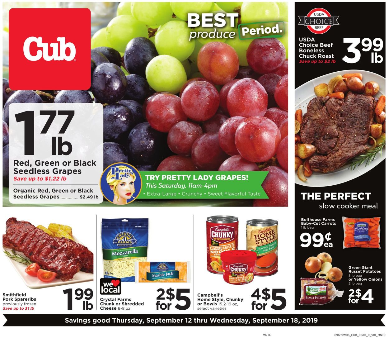Cub Foods Weekly Ad Circular - valid 09/12-09/18/2019