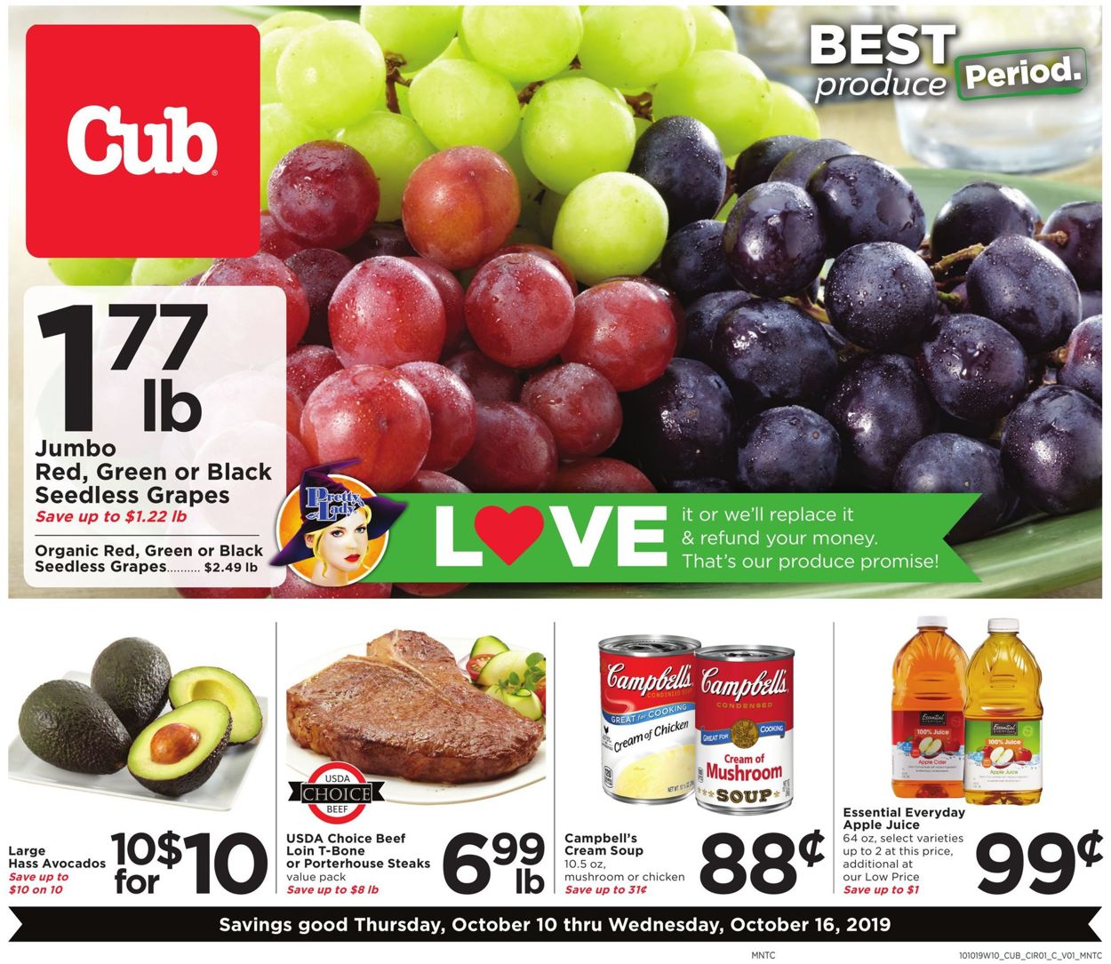 Cub Foods Weekly Ad Circular - valid 10/10-10/16/2019