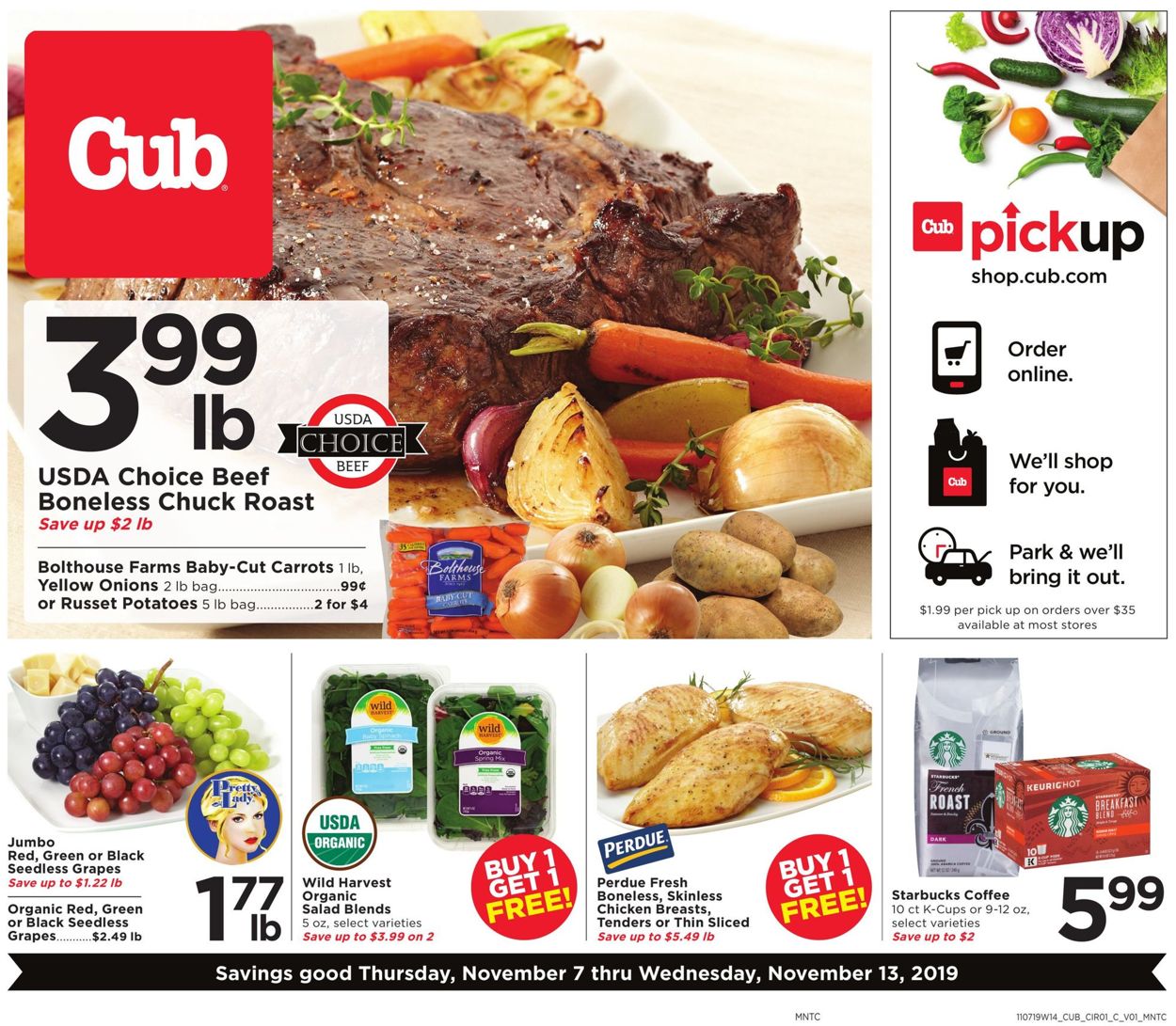 Cub Foods Weekly Ad Circular - valid 11/07-11/13/2019