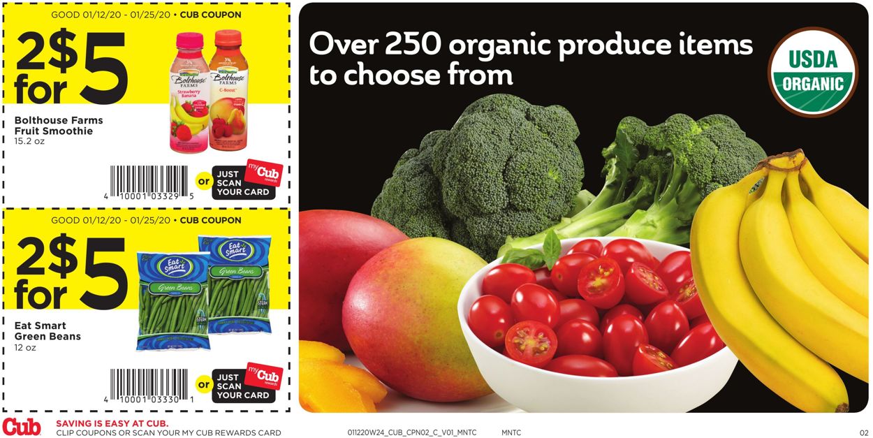 Cub Foods Weekly Ad Circular - valid 01/12-01/25/2020 (Page 2)