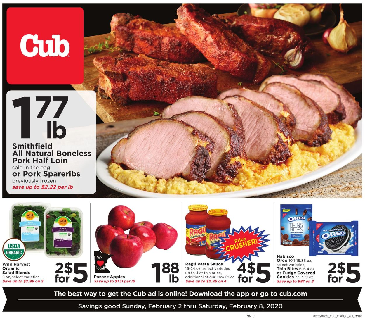 Cub Foods Weekly Ad Circular - valid 02/02-02/08/2020
