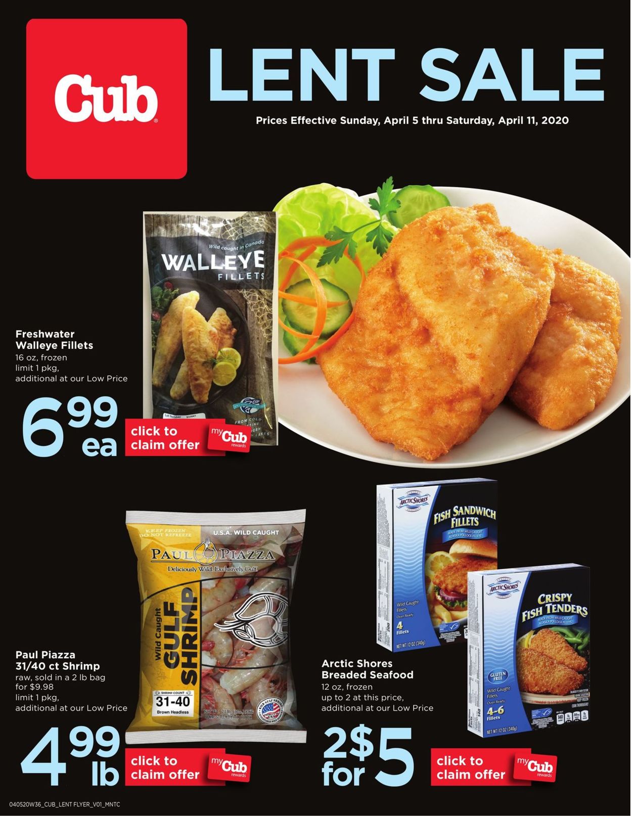 Cub Foods Weekly Ad Circular - valid 04/05-04/11/2020