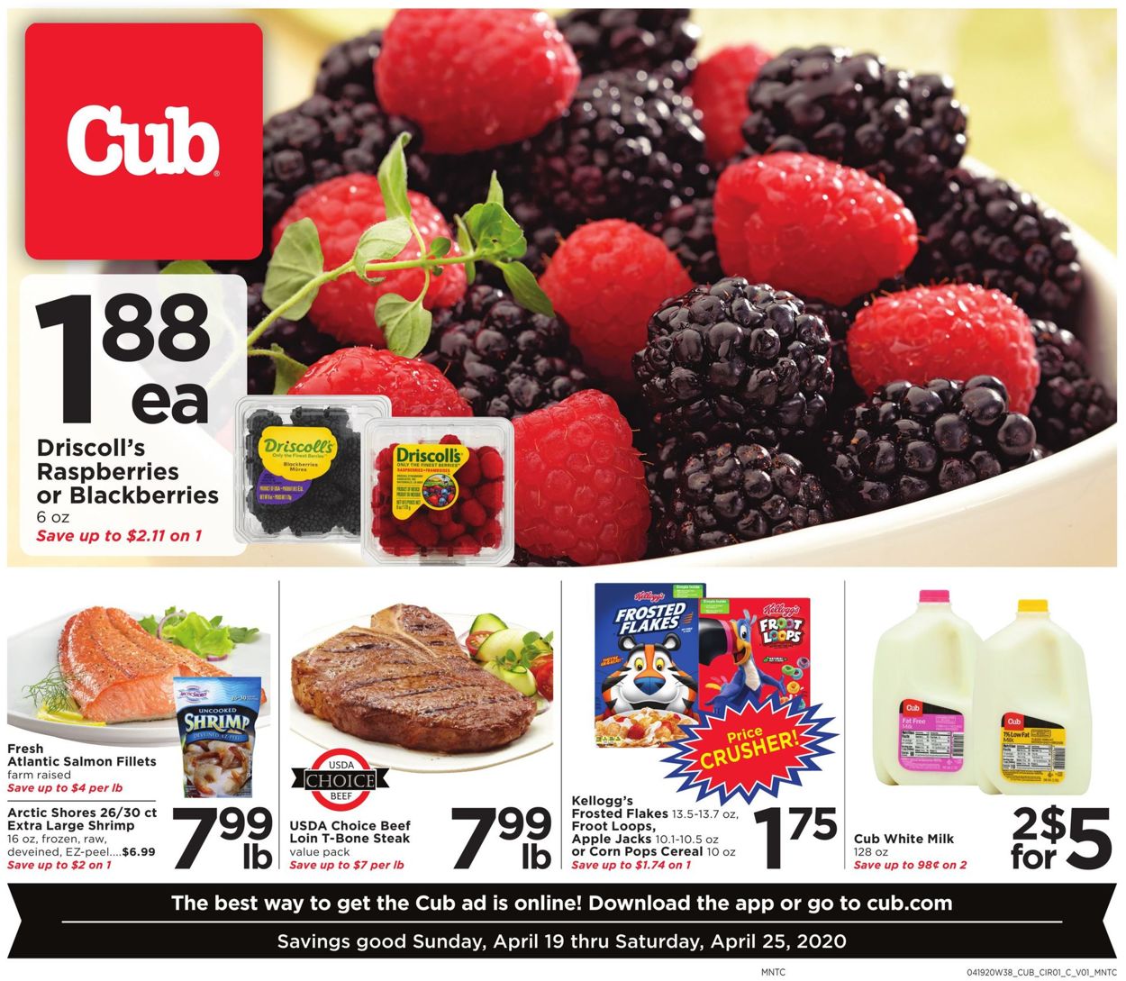 Cub Foods Weekly Ad Circular - valid 04/19-04/25/2020