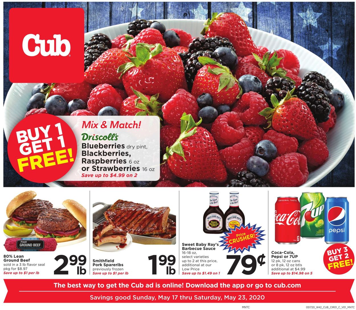 Cub Foods Weekly Ad Circular - valid 05/17-05/23/2020
