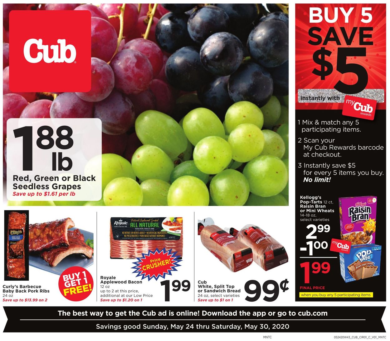 Cub Foods Weekly Ad Circular - valid 05/24-05/30/2020