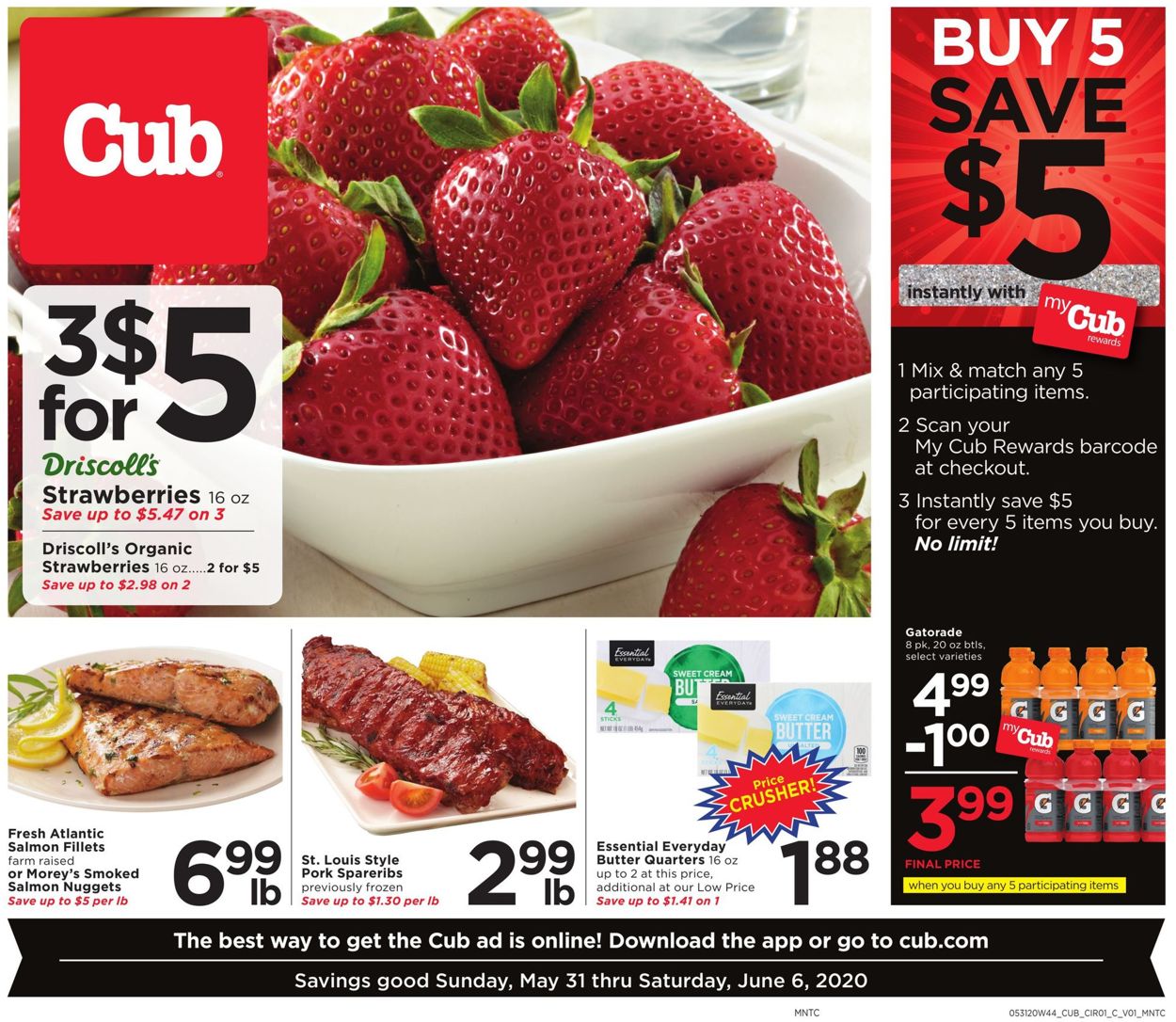 Cub Foods Weekly Ad Circular - valid 05/31-06/06/2020