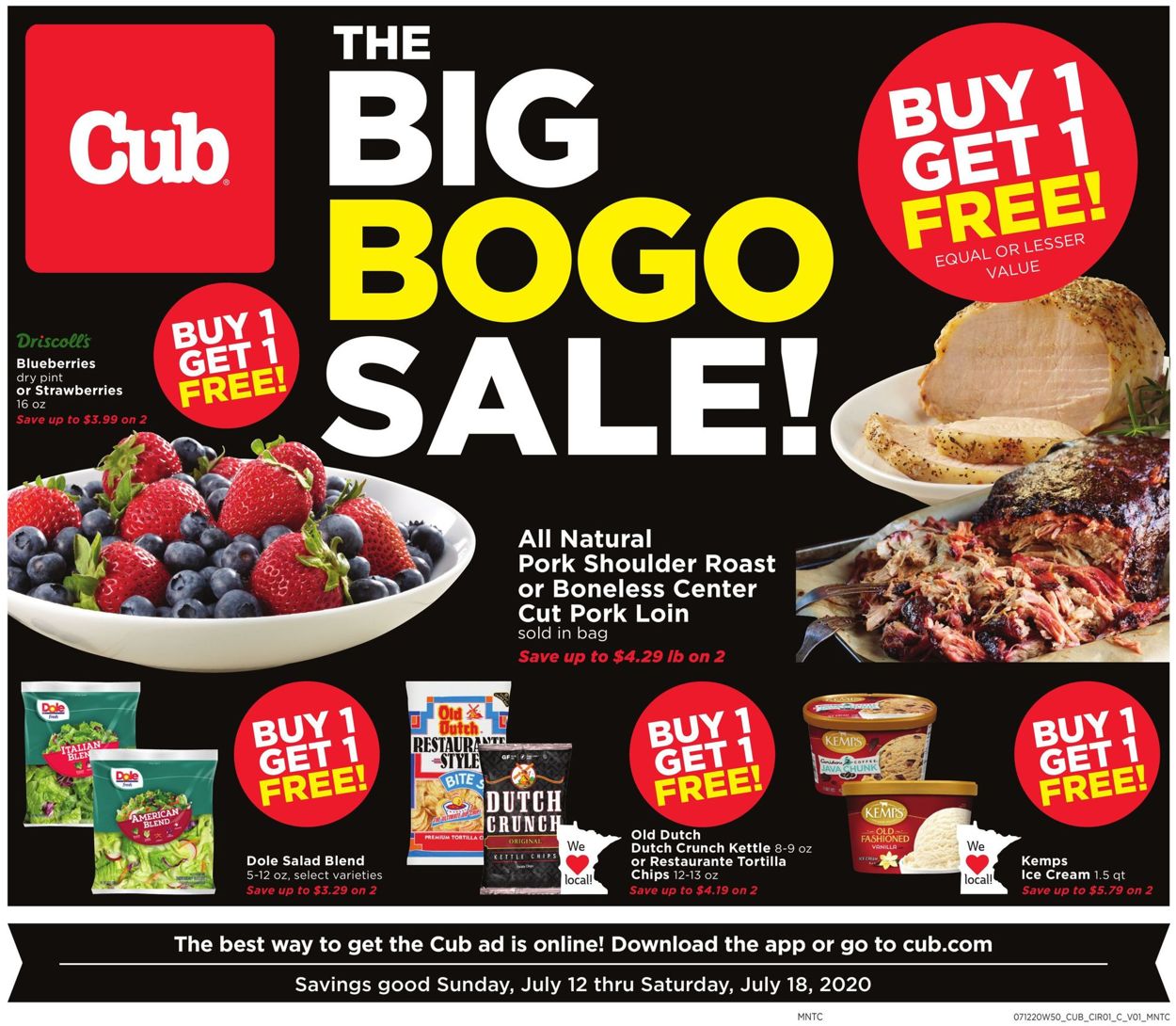 Cub Foods Weekly Ad Circular - valid 07/12-07/18/2020