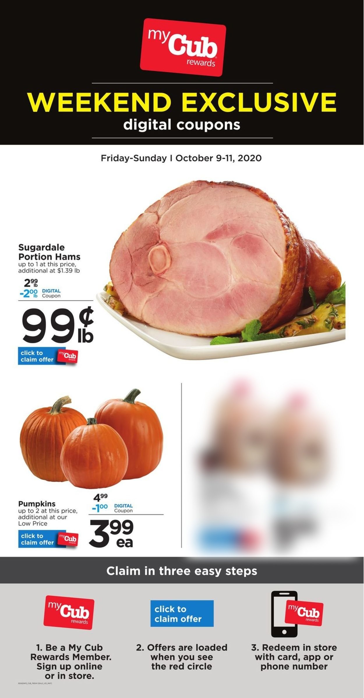 Cub Foods Weekly Ad Circular - valid 10/09-10/11/2020