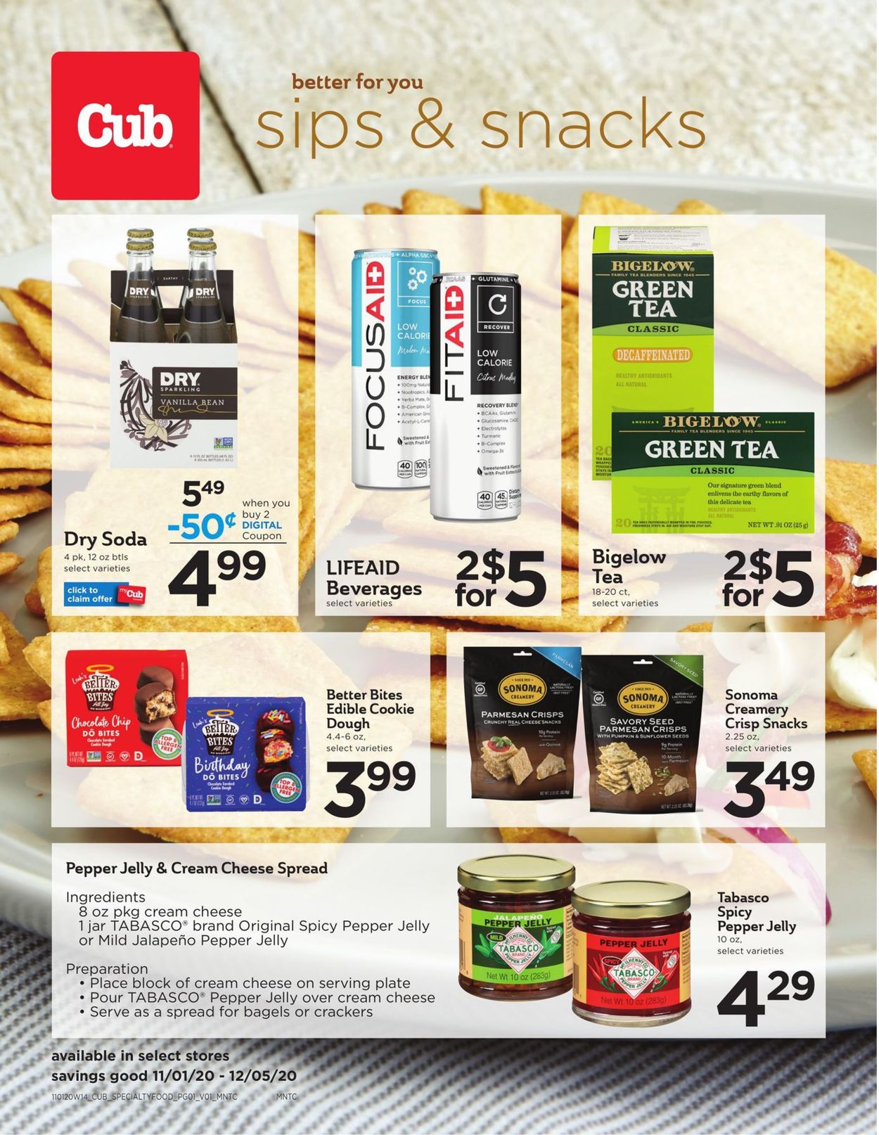 Cub Foods Weekly Ad Circular - valid 11/01-11/05/2020