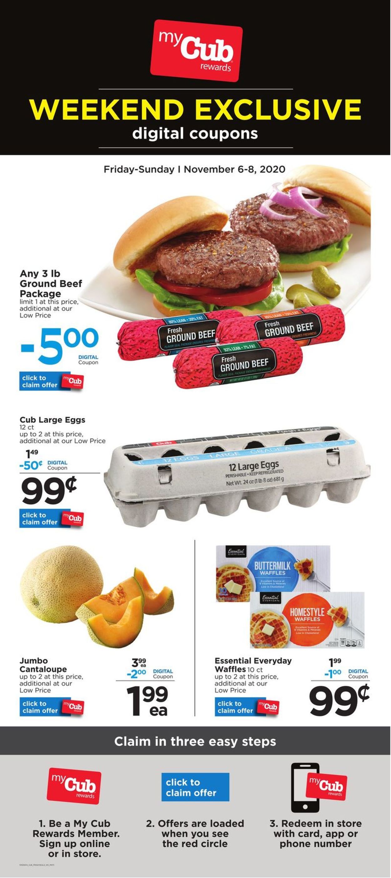 Cub Foods Weekly Ad Circular - valid 11/06-11/08/2020