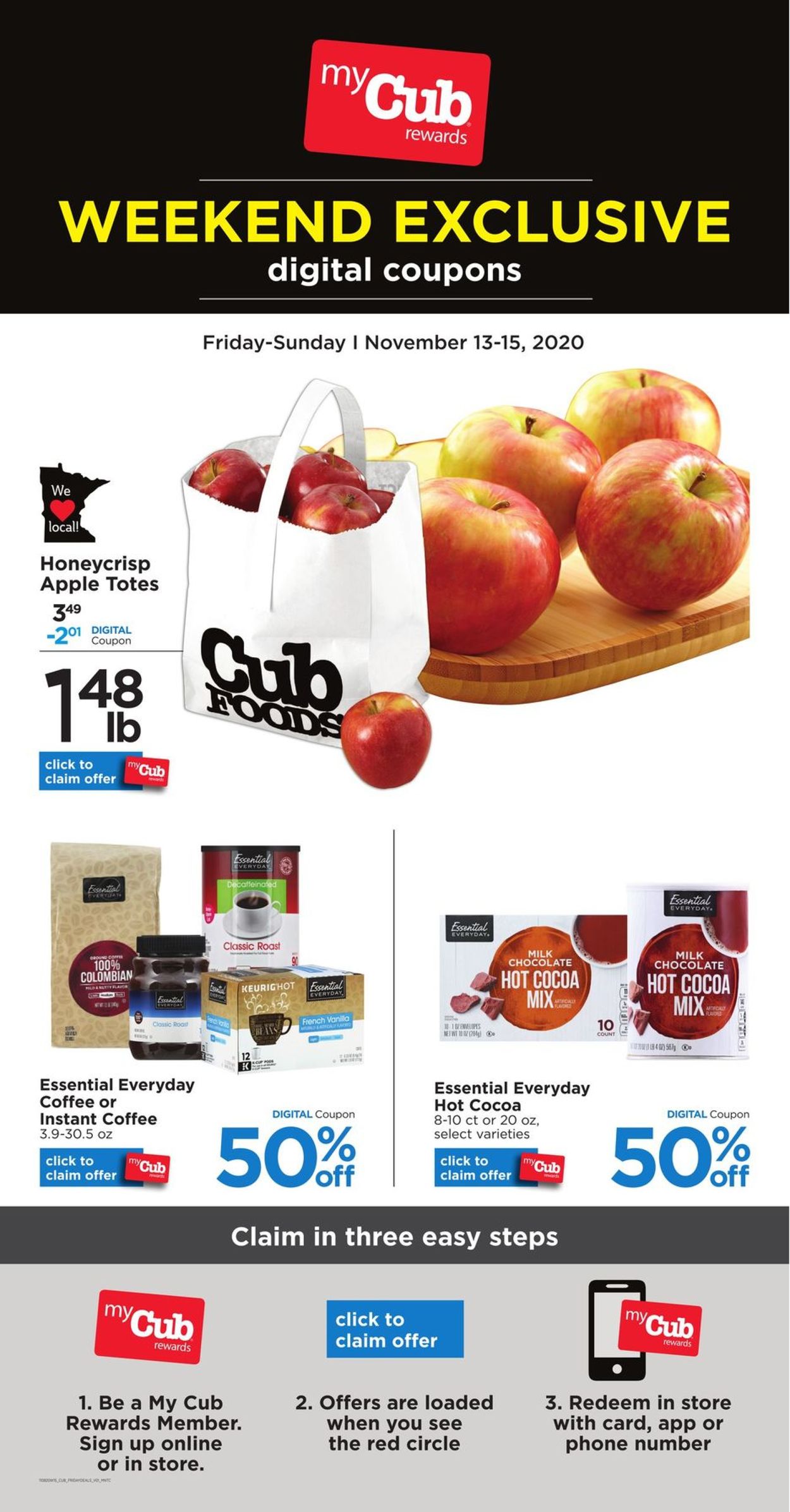 Cub Foods Weekly Ad Circular - valid 11/13-11/15/2020