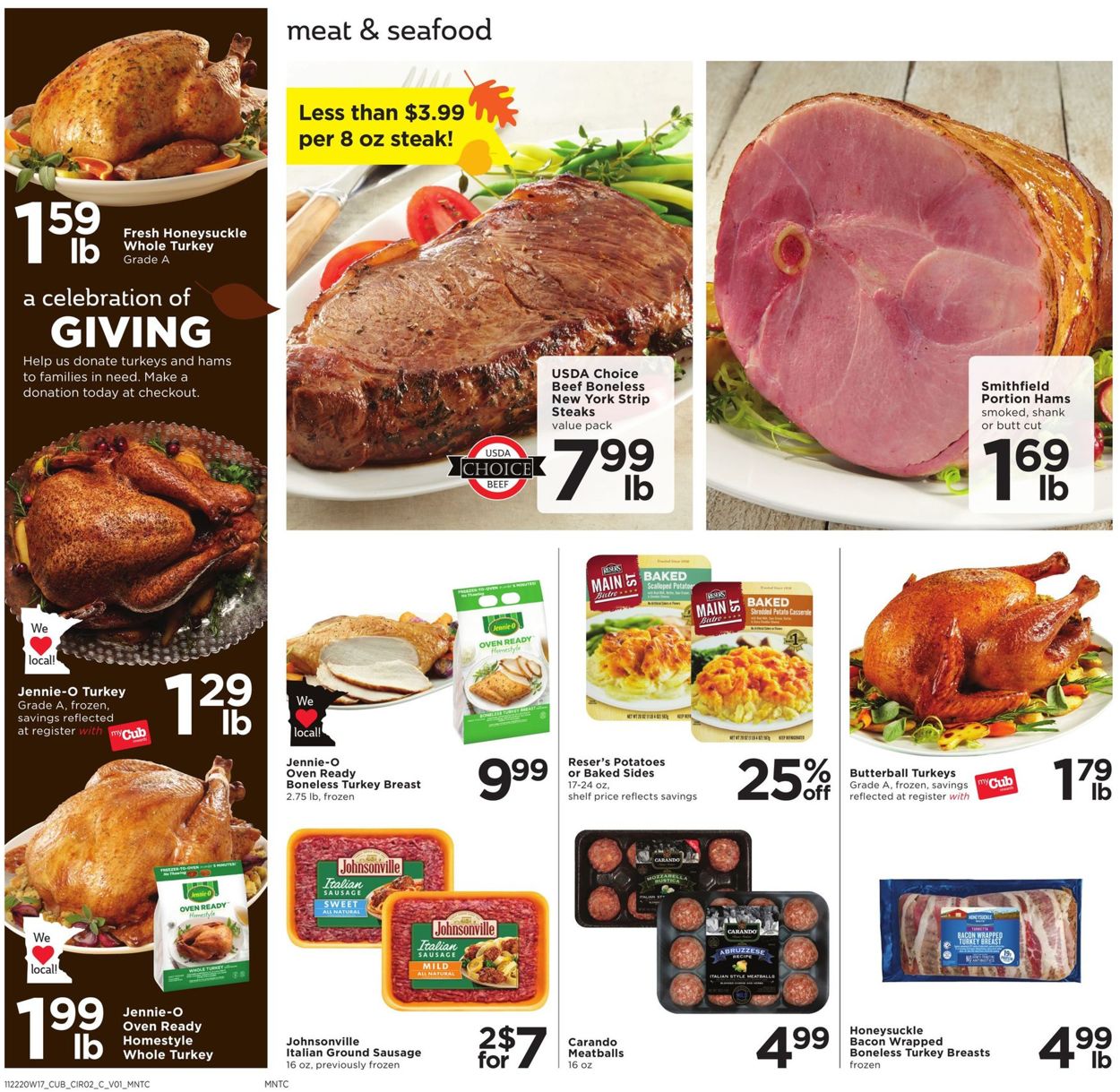 Cub Foods Thanksgiving 2020 Weekly Ad Circular - valid 11/22-11/28/2020 (Page 2)