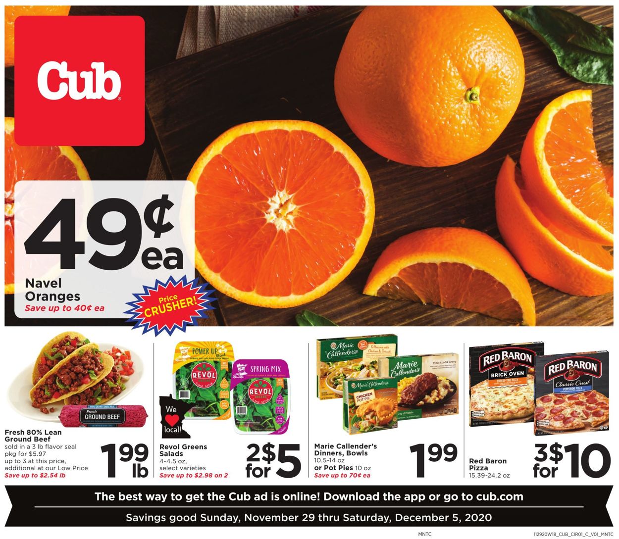 Cub Foods Cyber Monday 2020 Weekly Ad Circular - valid 11/29-12/05/2020