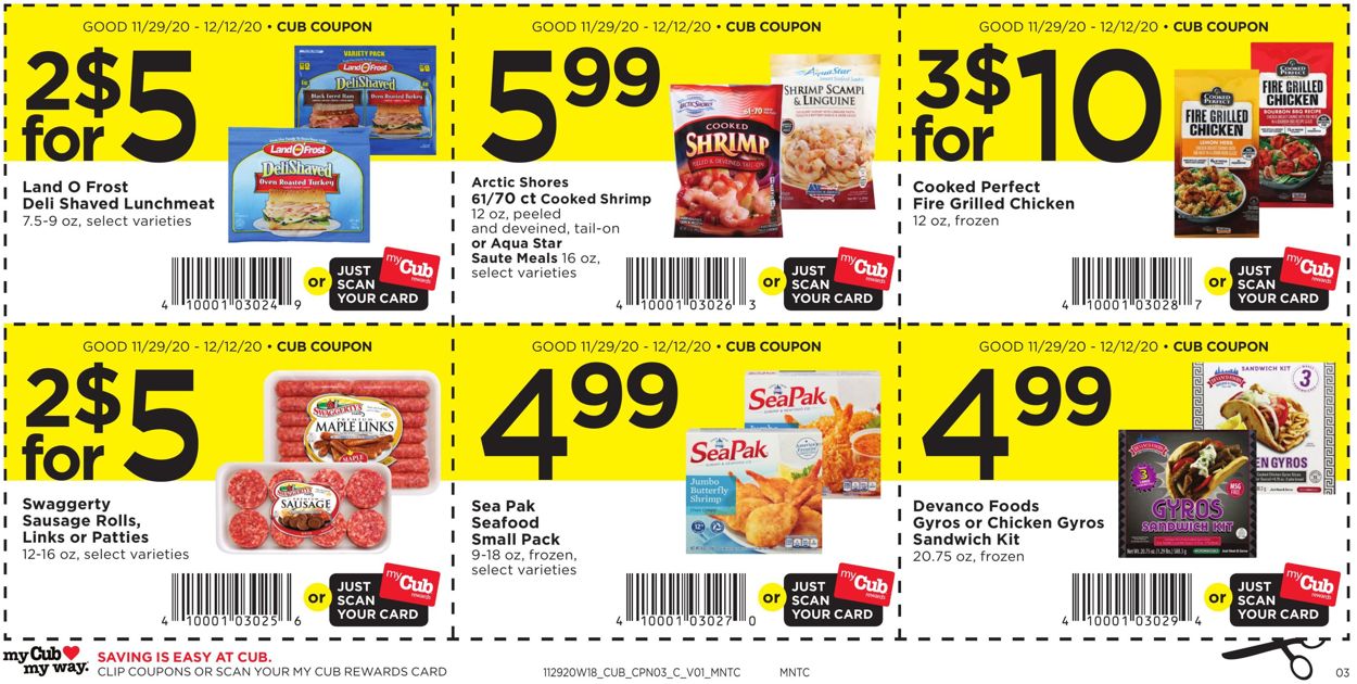 Cub Foods Cyber Monday 2020 Weekly Ad Circular - valid 11/29-12/12/2020 (Page 3)