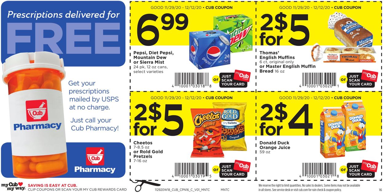 Cub Foods Cyber Monday 2020 Weekly Ad Circular - valid 11/29-12/12/2020 (Page 16)
