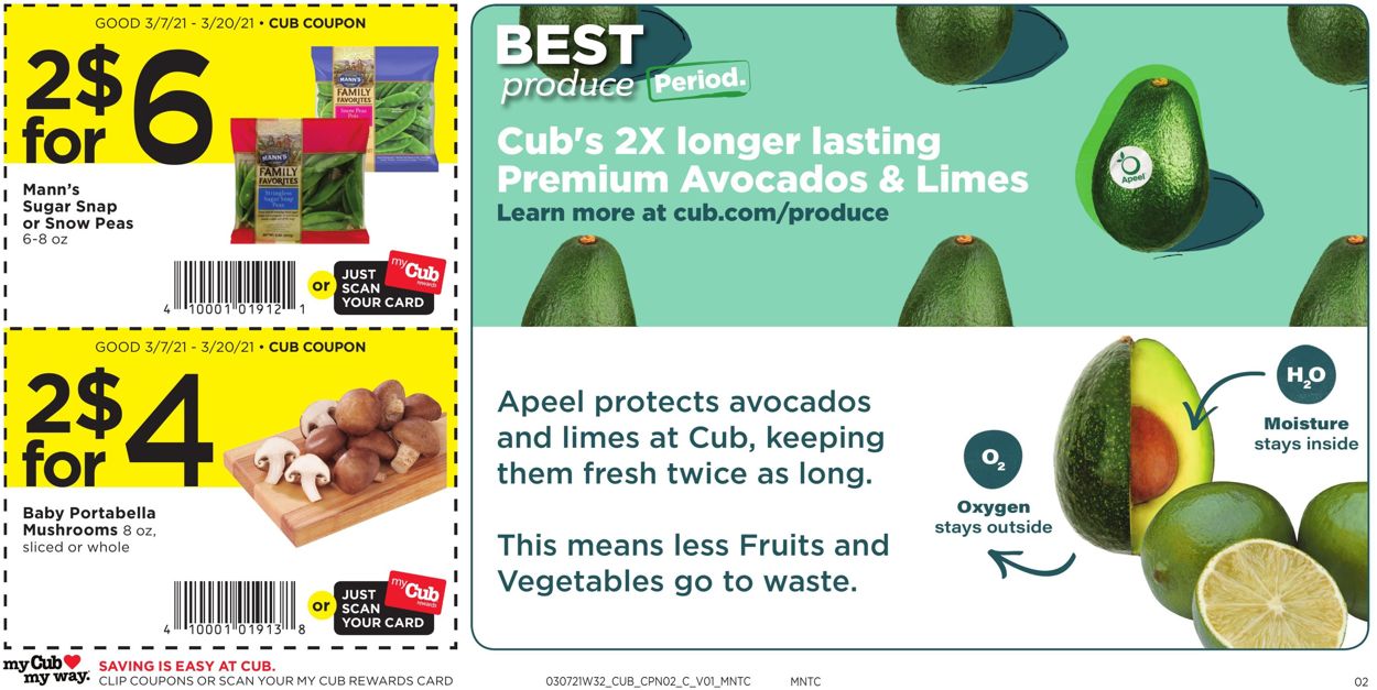 Cub Foods Weekly Ad Circular - valid 03/07-03/20/2021 (Page 2)
