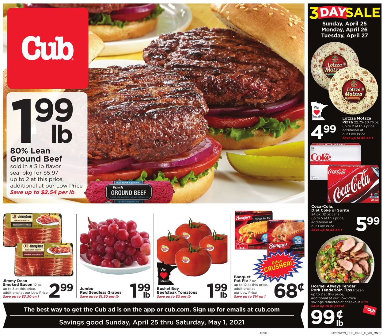 Cub Foods Weekly Ad Circular - valid 04/25-05/01/2021