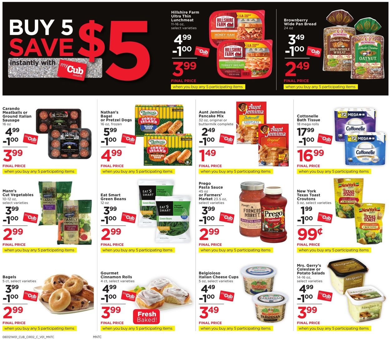 Cub Foods Weekly Ad Circular - valid 08/01-08/07/2021 (Page 2)