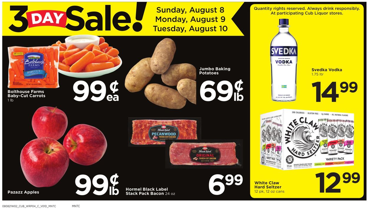 Cub Foods Weekly Ad Circular - valid 08/08-08/14/2021 (Page 4)