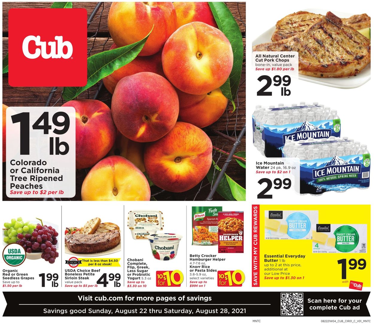 Cub Foods Weekly Ad Circular - valid 08/22-08/28/2021