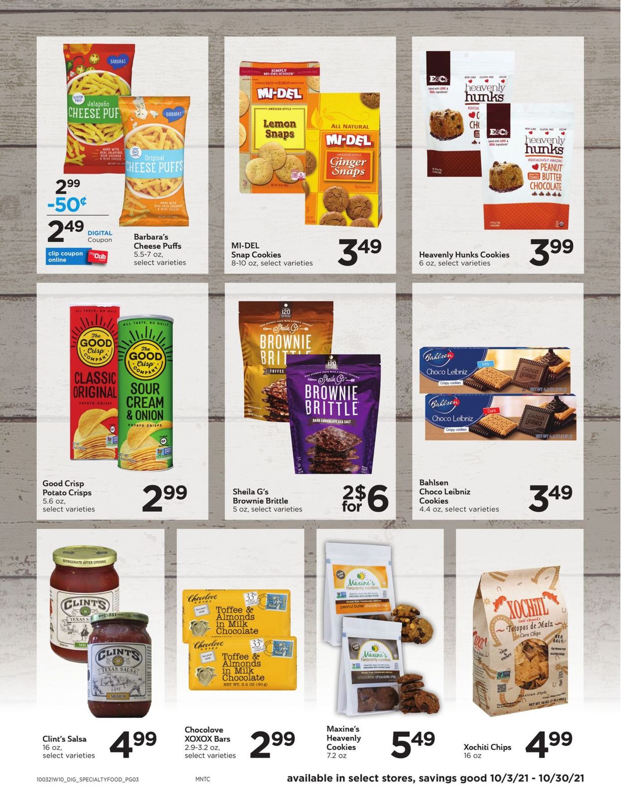 Cub Foods Weekly Ad Circular - valid 10/03-10/30/2021 (Page 3)