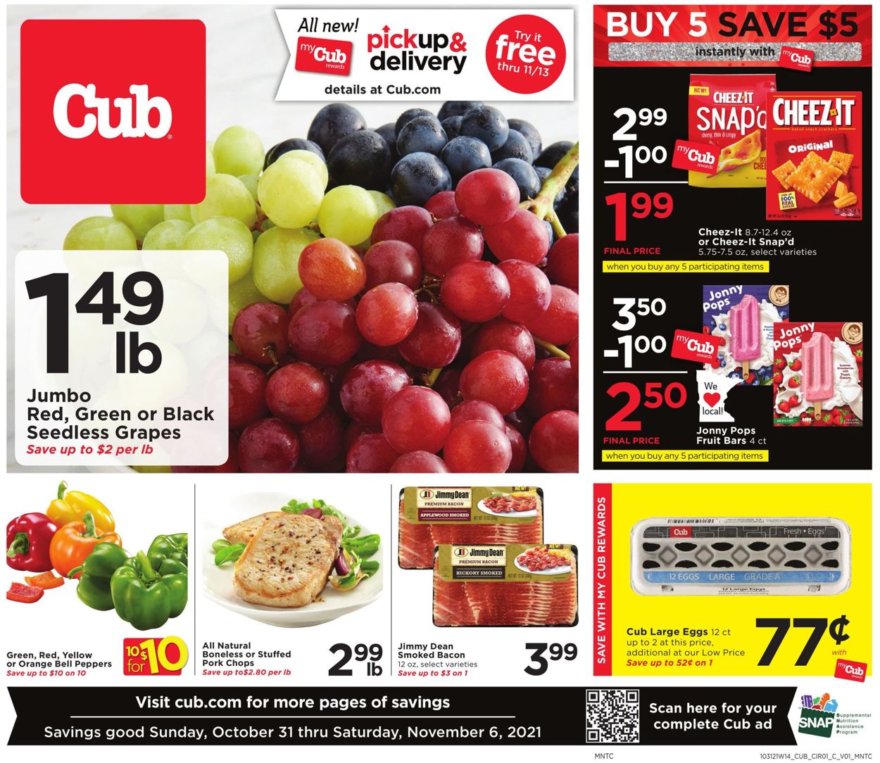 Cub Foods Weekly Ad Circular - valid 10/31-11/06/2021