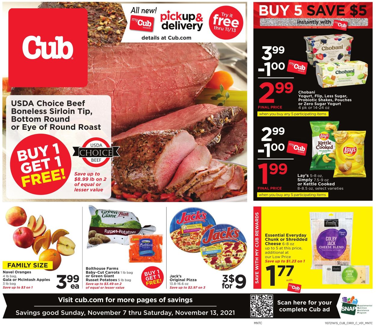 Cub Foods Weekly Ad Circular - valid 11/07-11/13/2021