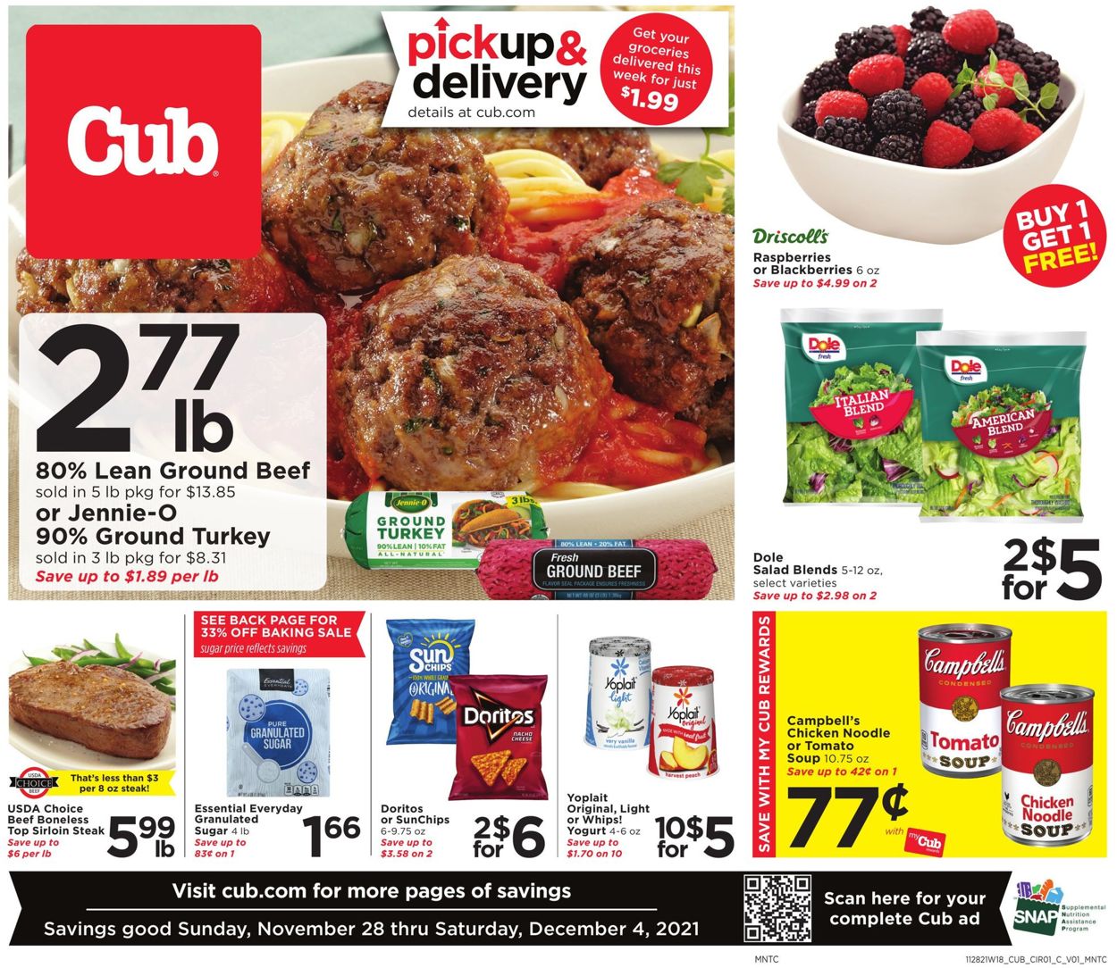 Cub Foods Weekly Ad Circular - valid 11/28-12/04/2021