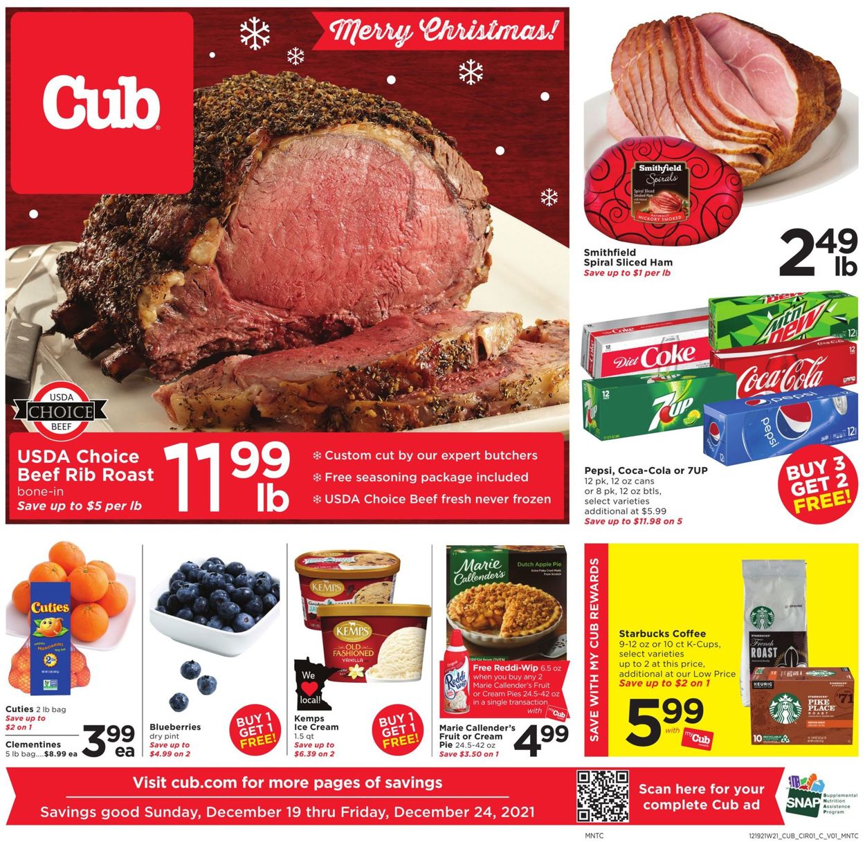 Cub Foods CHRISTMAS 2021 Weekly Ad Circular - valid 12/19-12/24/2021