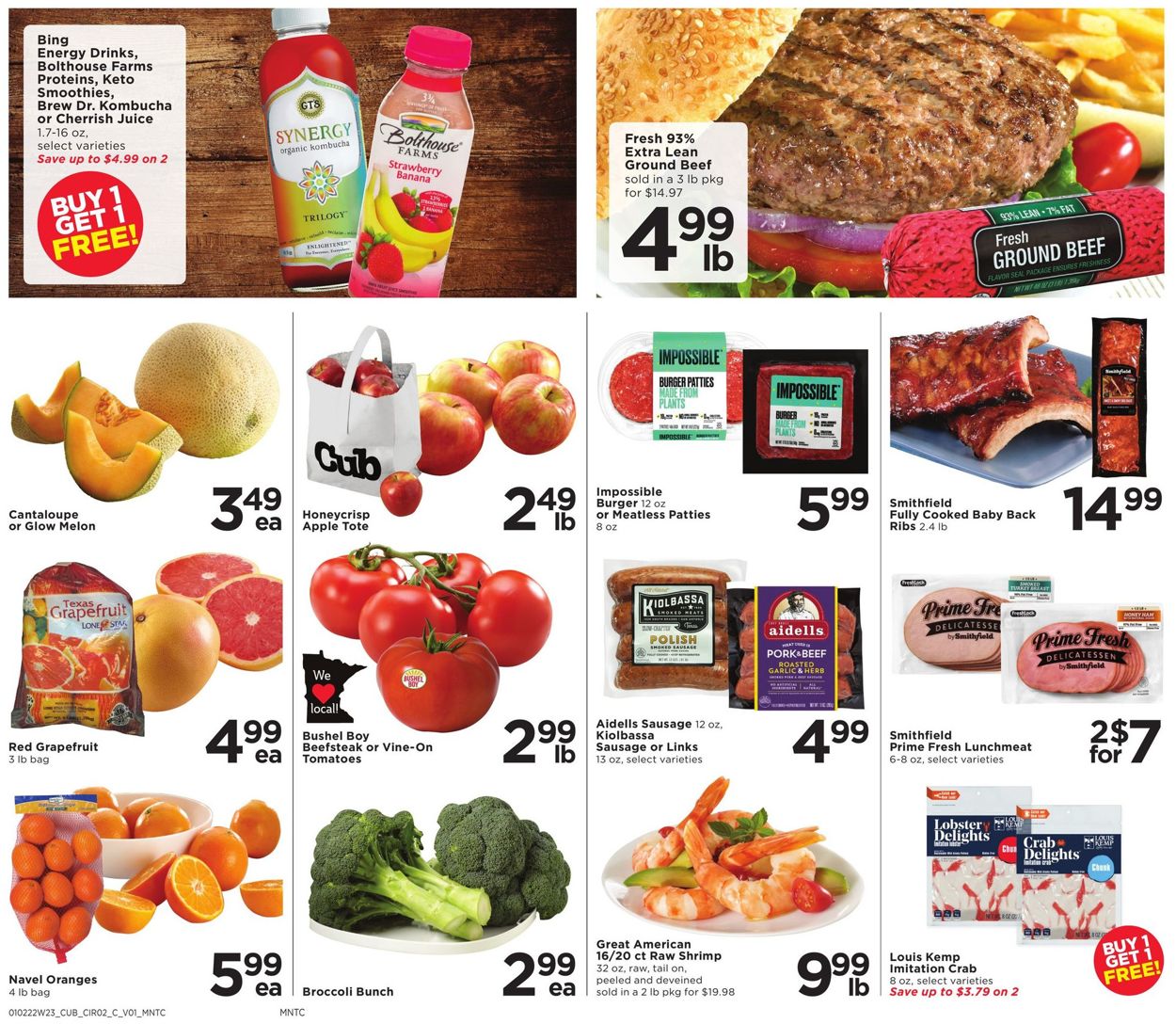 Cub Foods Weekly Ad Circular - valid 01/02-01/08/2022 (Page 2)